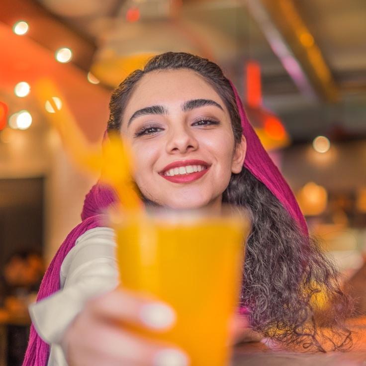 Portrait of a community mentor in Italian cuisine