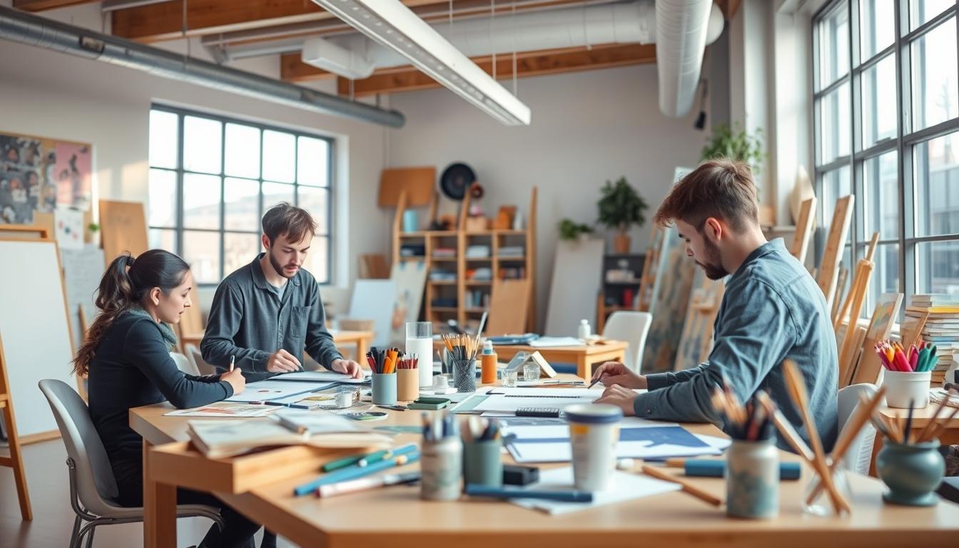 Student using online courses for flexible education