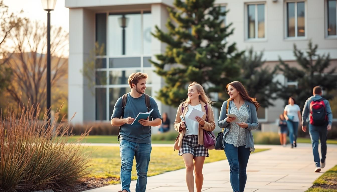 Student developing practical and academic skills